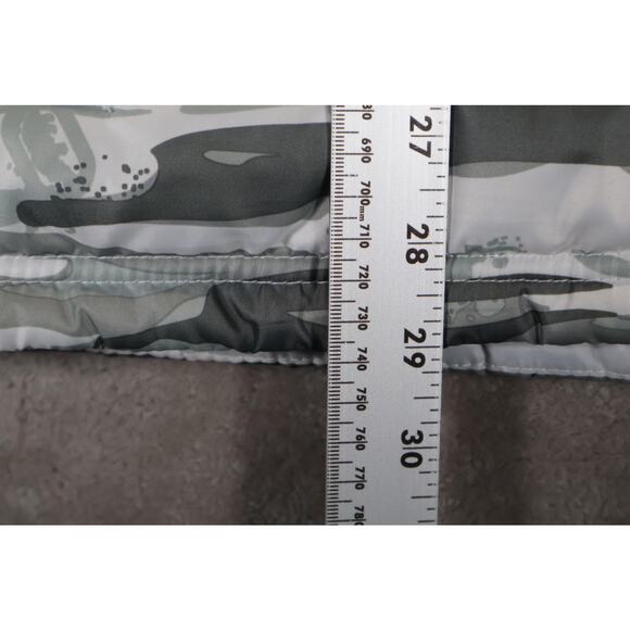 Ecko Unlimited Vest Mens Large Gray Camo Hooded Puffer Sleeveless Jacket Zip - Picture 6 of 7